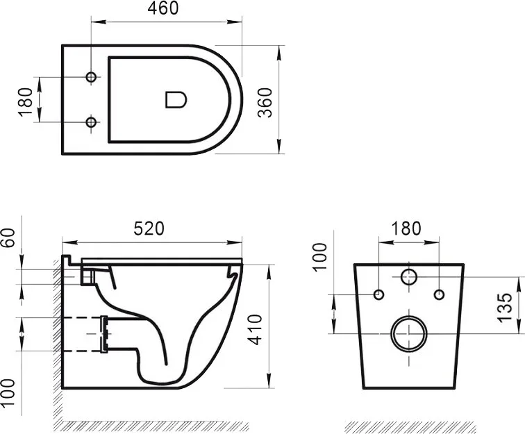 Чаша для унитаза подвесного BelBagno Senso-R BB017CHR Sancos — официальный сайт
