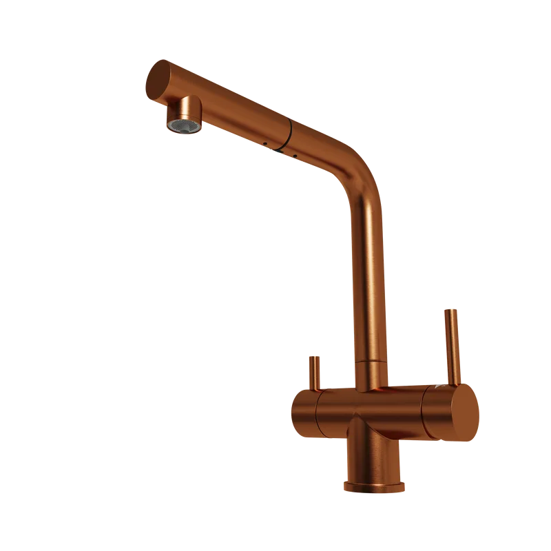 Смеситель для кухни Emar Steel ЕСВ 7017 coppery Sancos — официальный сайт