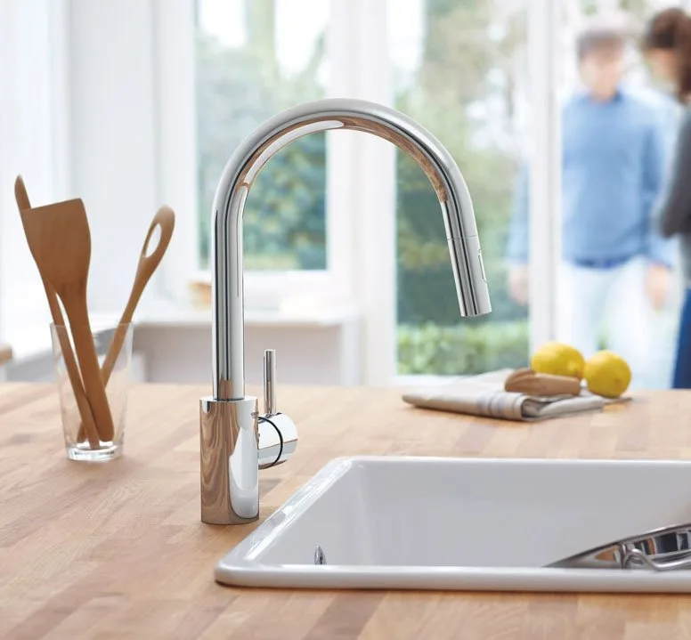 Смеситель для кухни Grohe Concetto 31483002 хром Sancos — официальный сайт