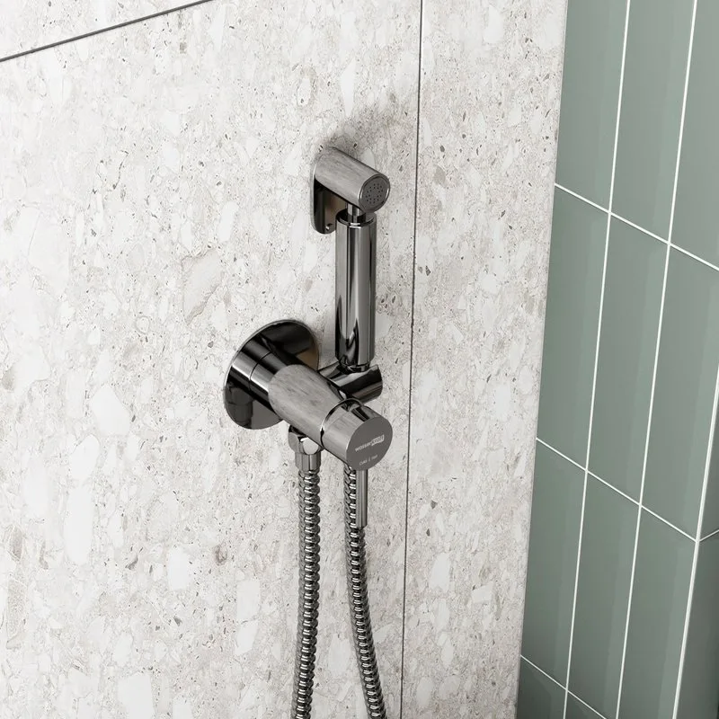 Гигиенический душ Wasserkraft A70138, со смесителем, С ВНУТРЕННЕЙ ЧАСТЬЮ, хром Sancos — официальный сайт