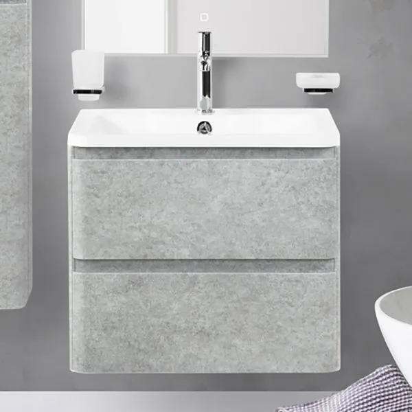 Тумба под раковину без столешницы BelBagno Albano 60 подвесная, cemento verona grigio Sancos — официальный сайт