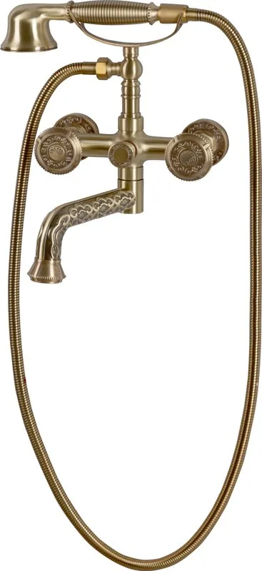 Смеситель для ванны с душем Bronze de Luxe 10119P Sancos — официальный сайт