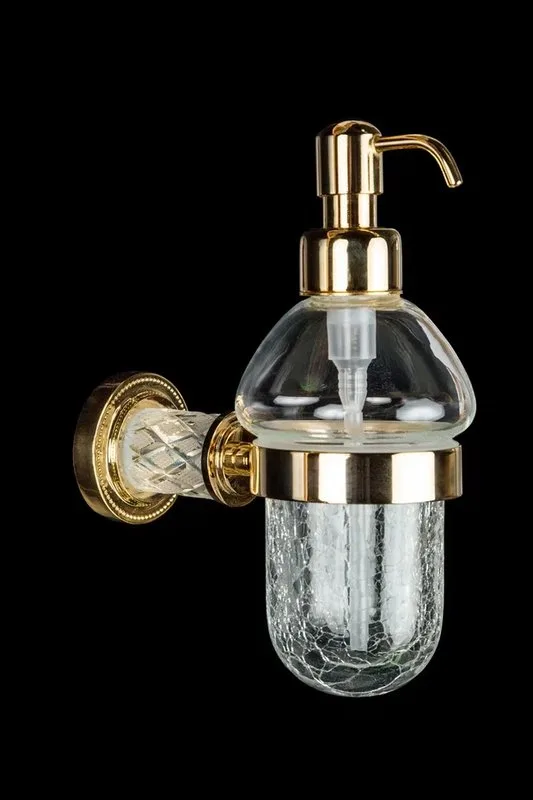 Дозатор Boheme Murano Cristal 10912-CRST-G золото Sancos — официальный сайт