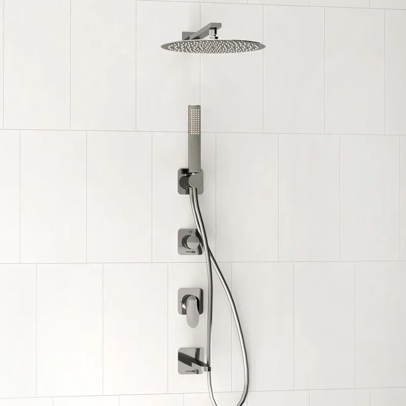 Душевой комплект Wasserkraft Weida A3151.269.270.090.116.271.087.103, С ВНУТРЕННЕЙ ЧАСТЬЮ, хром Sancos — официальный сайт