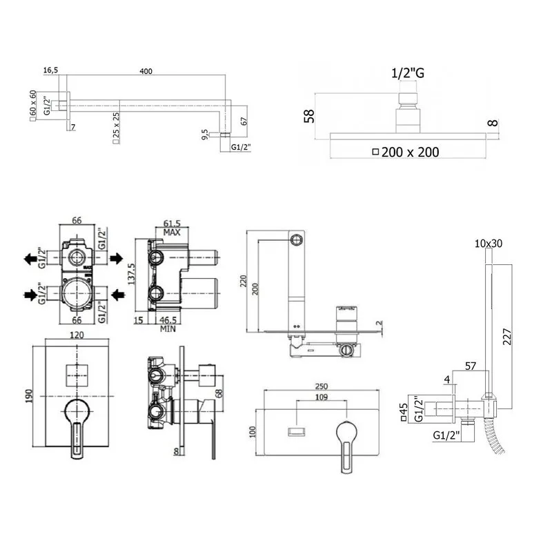 Комплект для ванной Paffoni Ringo KITRIN018NO105 С ВНУТРЕННЕЙ ЧАСТЬЮ, черный матовый Sancos — официальный сайт