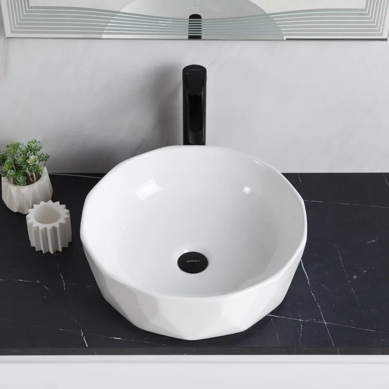 Накладная раковина BelBagno BB1409 41 белая Sancos — официальный сайт