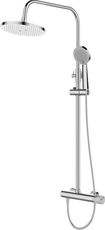 Душевая стойка Bronze de Luxe Focus 24612CM, хром, мрамор Sancos — официальный сайт