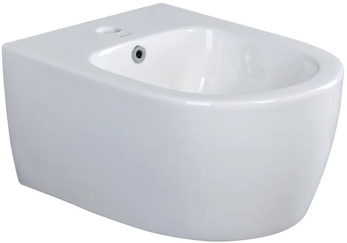 Биде подвесное Splendy Bliss Pride PR10852V1W, белый глянец Sancos — официальный сайт