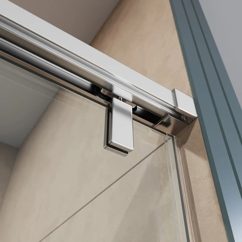 Душевая дверь в нишу BelBagno Soft Close-1 BF-1-100-C-Cr профиль хром Sancos — официальный сайт