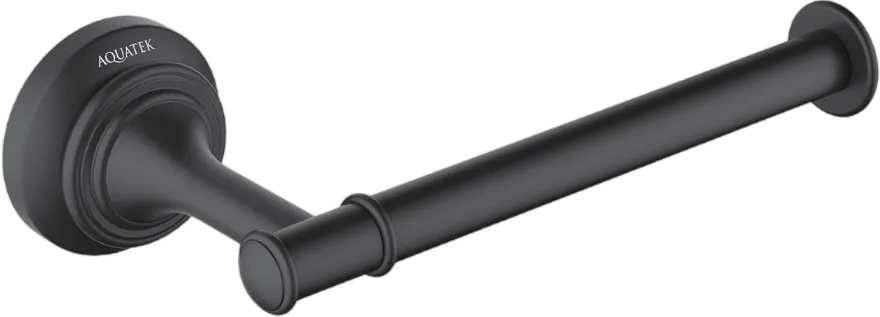 Держатель туалетной бумаги AQUATEK Классик AQ4508MB матовый черный Sancos — официальный сайт