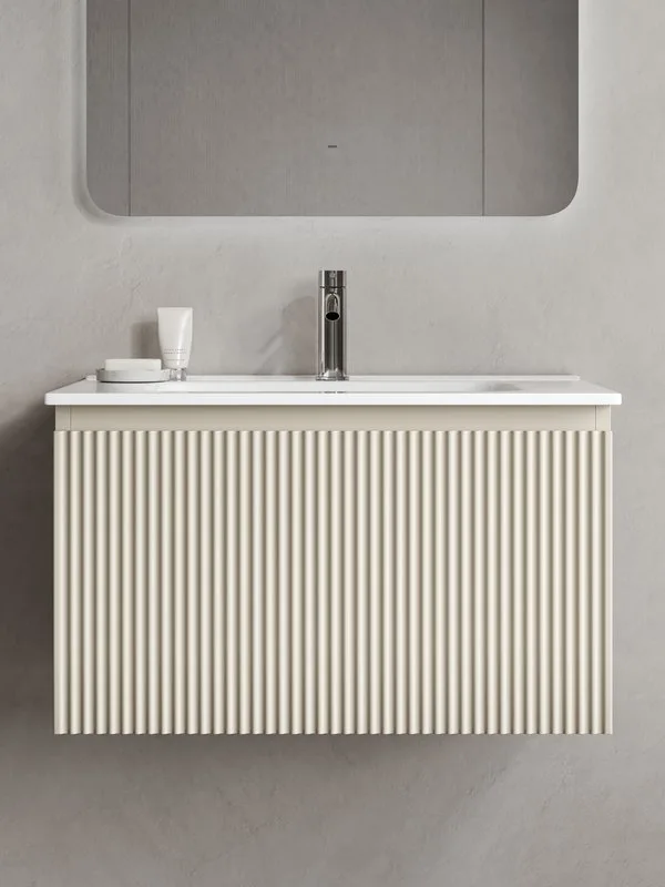 Тумба под раковину Sancos Snob R 1.0 70 подвесная Beige soft (капучино), SNR1.070CE Sancos — официальный сайт