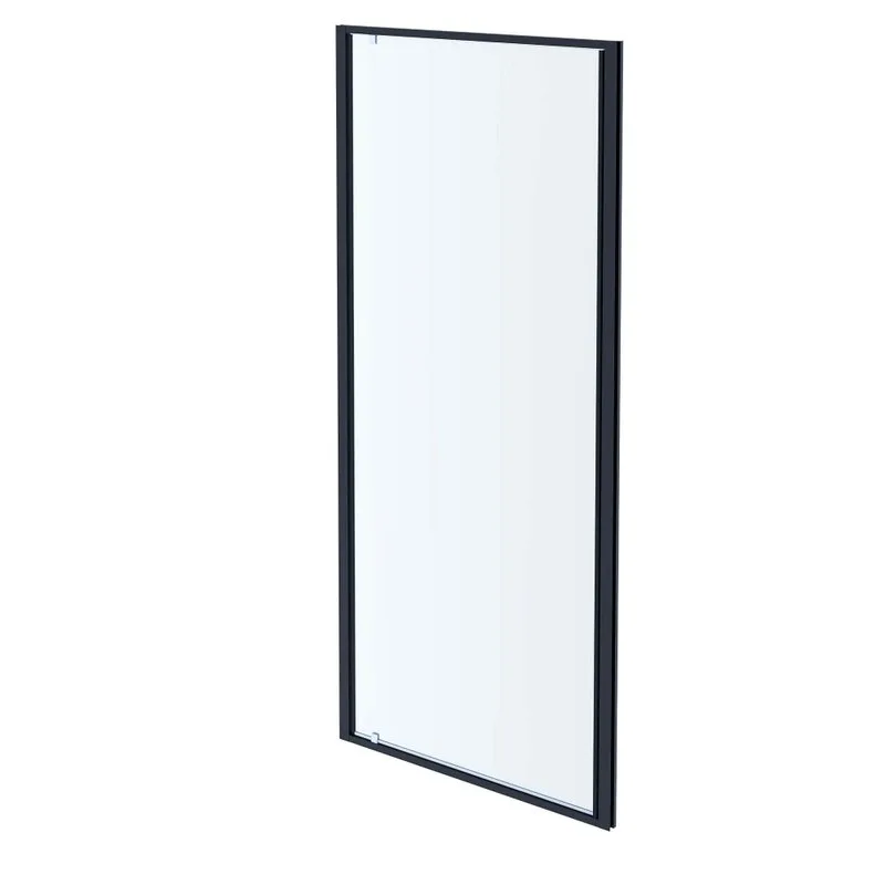 Душевая дверь в нишу AQUATEK AQ ARI PI 09020GM 90х200 см, профиль оружейная сталь, стекло прозрачное Sancos — официальный сайт