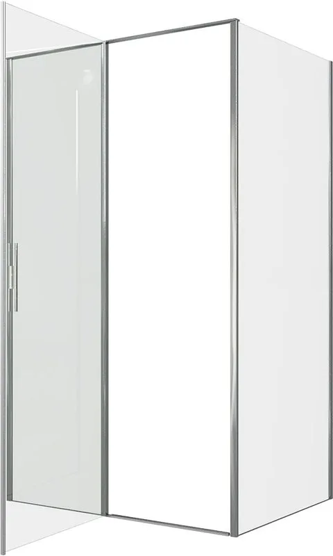 Душевой уголок Allen Brau Priority 120x90, профиль хром, стекло прозрачное Sancos — официальный сайт
