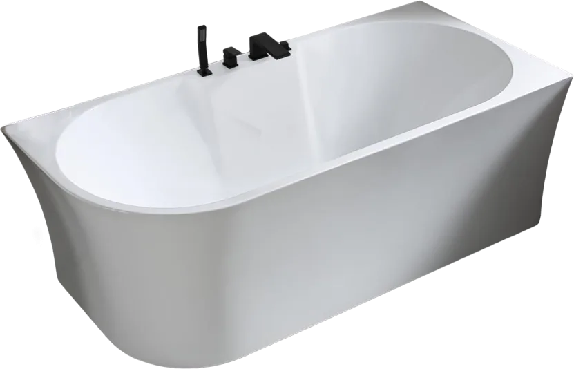 Акриловая ванна Abber AB9335-1.7 R 170x80 см, угловая, правая, пристенная, белая, асимметричная, с к Sancos — официальный сайт