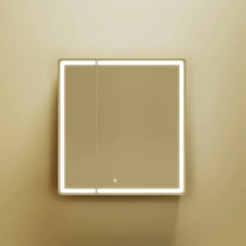 Зеркало-шкаф Sancos Mirror 70 с подсветкой, дуб чарльстон Sancos — официальный сайт