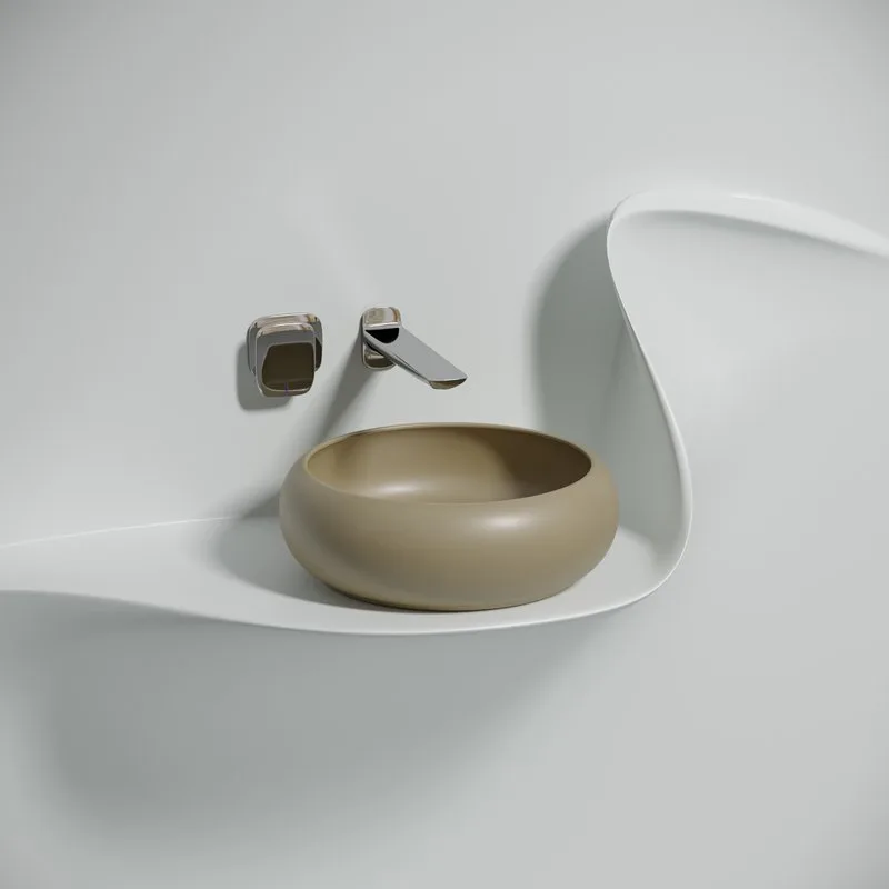 Накладная раковина Ceramicanova Element CN6050MC капучино матовая Sancos — официальный сайт