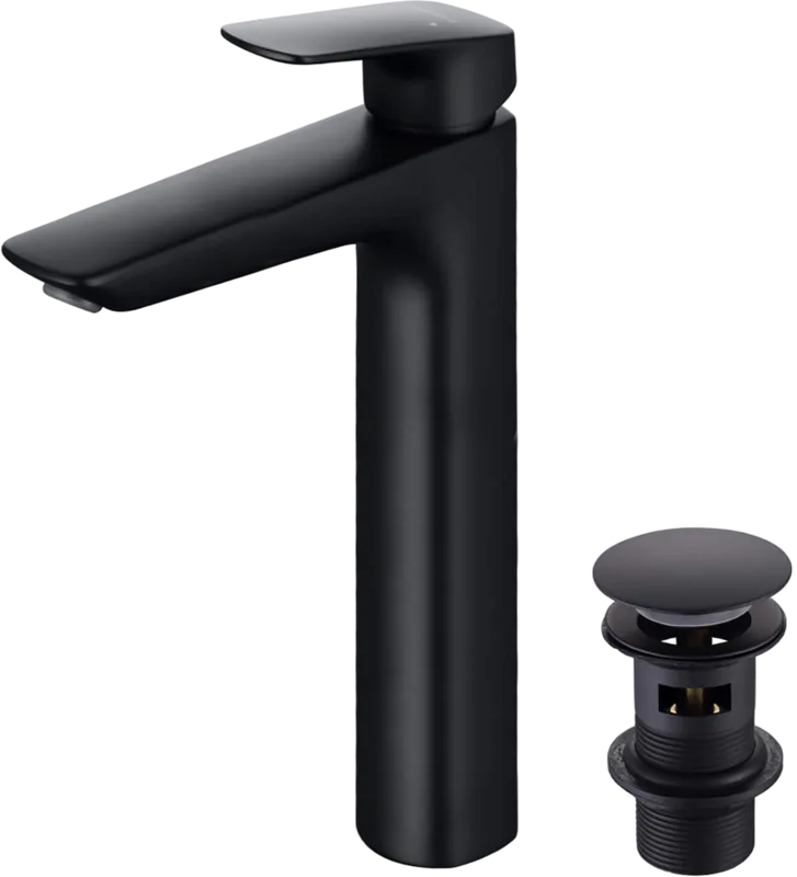 Смеситель для раковины AQUATEK Вега AQ1005MB матовый черный Sancos — официальный сайт