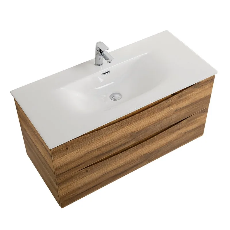 Тумба под раковину без столешницы BelBagno Marino-cer-n 100 подвесная, rovere rustico Sancos — официальный сайт