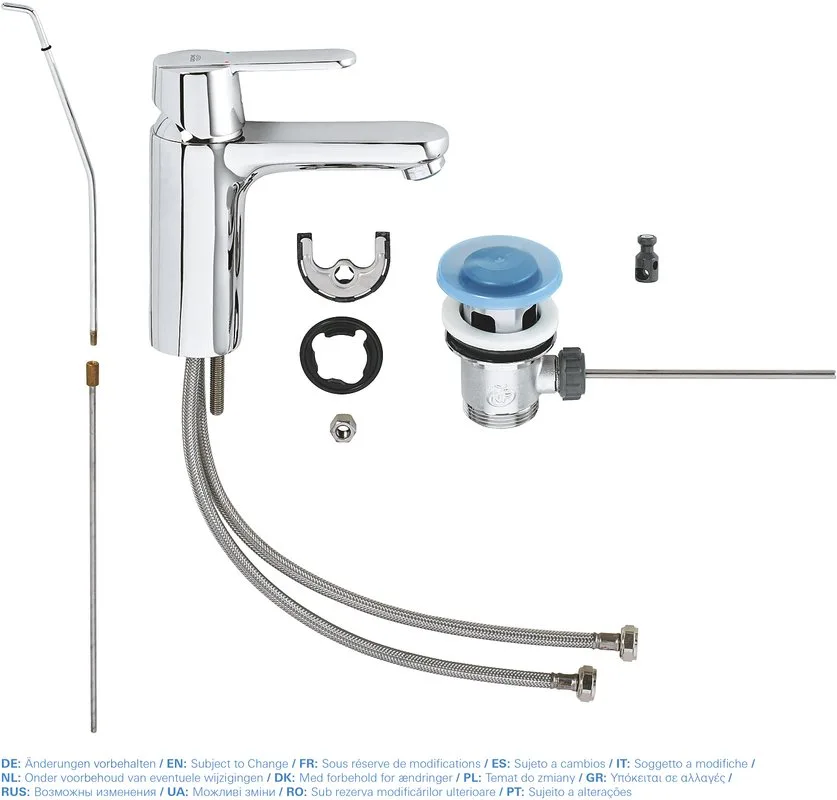 Смеситель для раковины Grohe Get 23454000 Sancos — официальный сайт