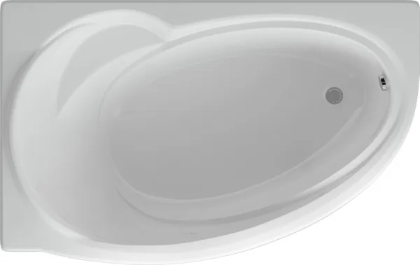 Акриловая ванна AQUATEK Бетта BET150-0000076 L 150x95 см, угловая, левая, пристенная, белая