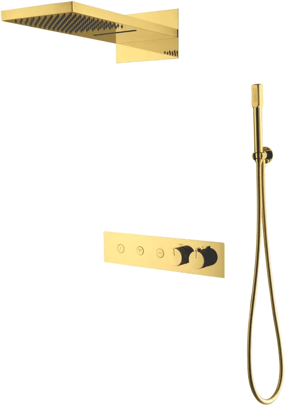 Душевой комплект Boheme Fusion 131-G, С ВНУТРЕННЕЙ ЧАСТЬЮ Gold Sancos — официальный сайт