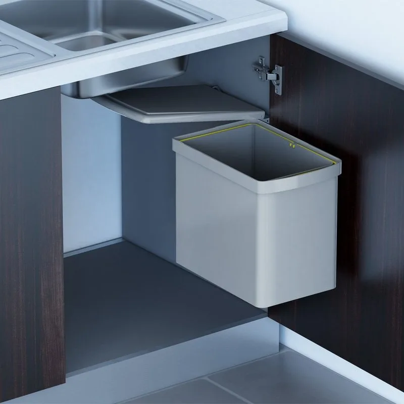 Мусорное ведро Alveus Albio 224310 16 л, серое Sancos — официальный сайт