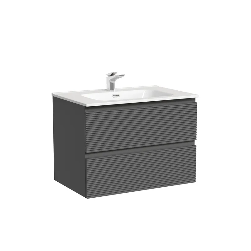 Тумба с раковиной Sancos Folk 70 grey soft, раковина CN7007 Sancos — официальный сайт