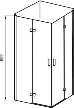 Душевой уголок Ravak Smartline SMSRV4 80х80 Transparent, профиль хром Sancos — официальный сайт