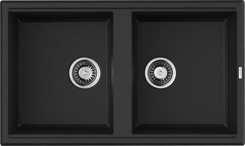 Мойка кухонная Omoikiri Tedori 86-2-BL чёрная Sancos — официальный сайт