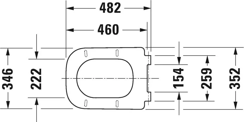 Крышка-сиденье Duravit Happy D.2 0064690099 с микролифтом Sancos — официальный сайт