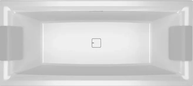 Акриловая ванна Riho Still Square B099005005 без опоры 180x80 см, встраиваемая, белая Sancos — официальный сайт