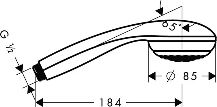 Душевая лейка Hansgrohe Crometta 85 Variojet 28562000 Sancos — официальный сайт