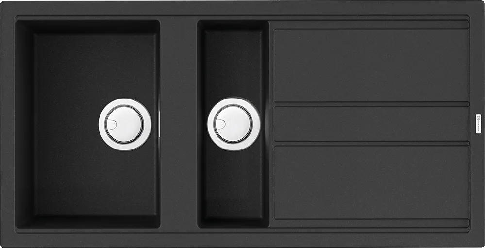 Мойка кухонная Omoikiri Kitagawa 100-2-GB графит Sancos — официальный сайт