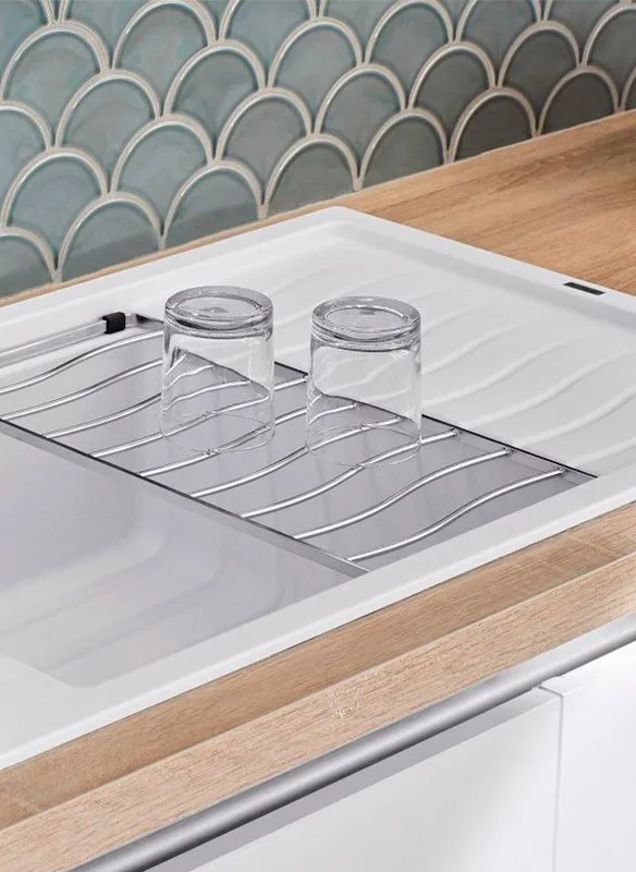 Мойка кухонная Blanco Elon 45S 524818 белая Sancos — официальный сайт