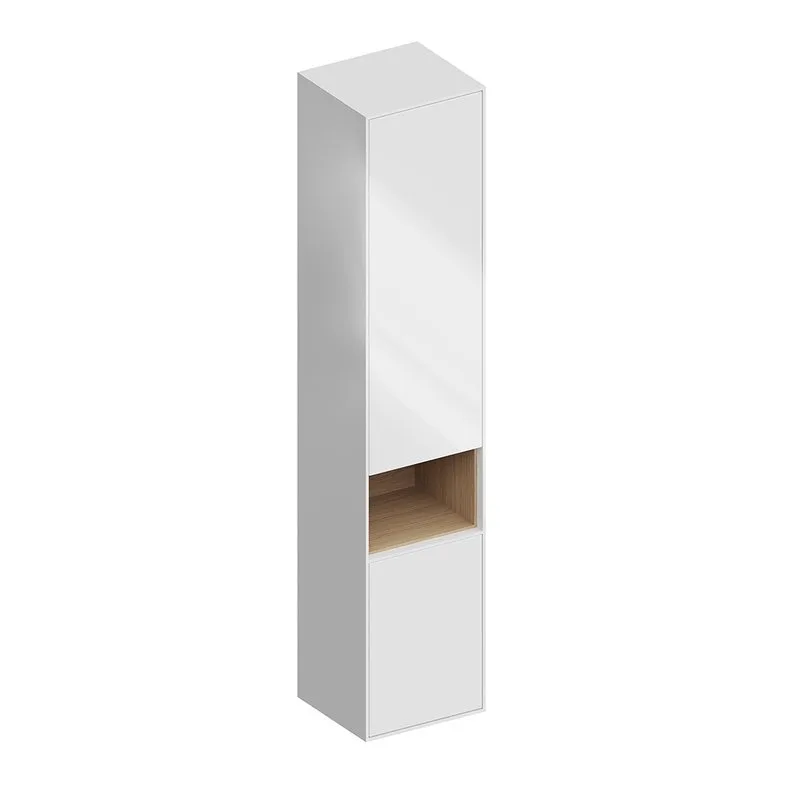 Шкаф-пенал для ванной KERAMA MARAZZI Plaza Modern 170 подвесной, белый глянцевый Sancos — официальный сайт