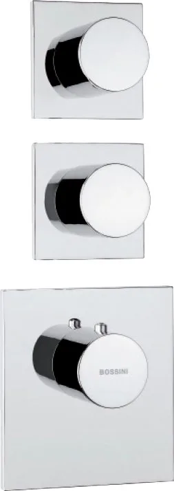 Термостатический смеситель встраиваемый Bossini OKI 2 Outlets LP Z031203 для ванны с душем, хром Sancos — официальный сайт