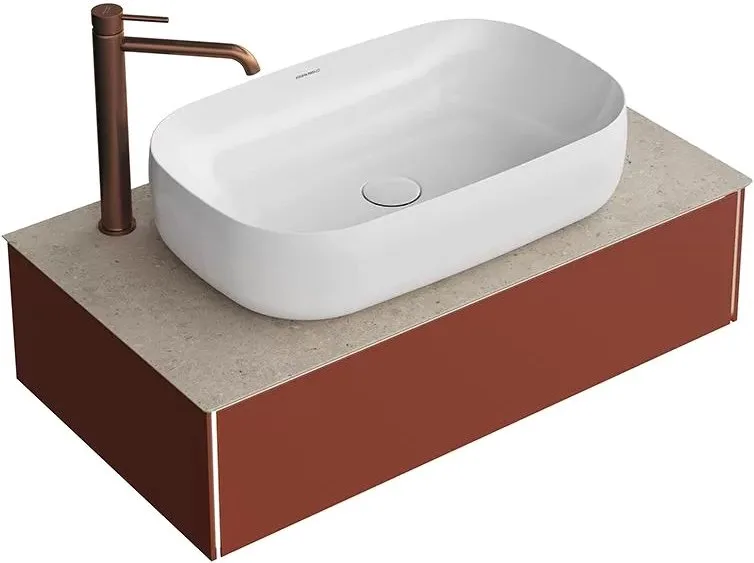 Тумба под раковину без столешницы KERAMA MARAZZI Magica 90 венецианский красный матовый Sancos — официальный сайт
