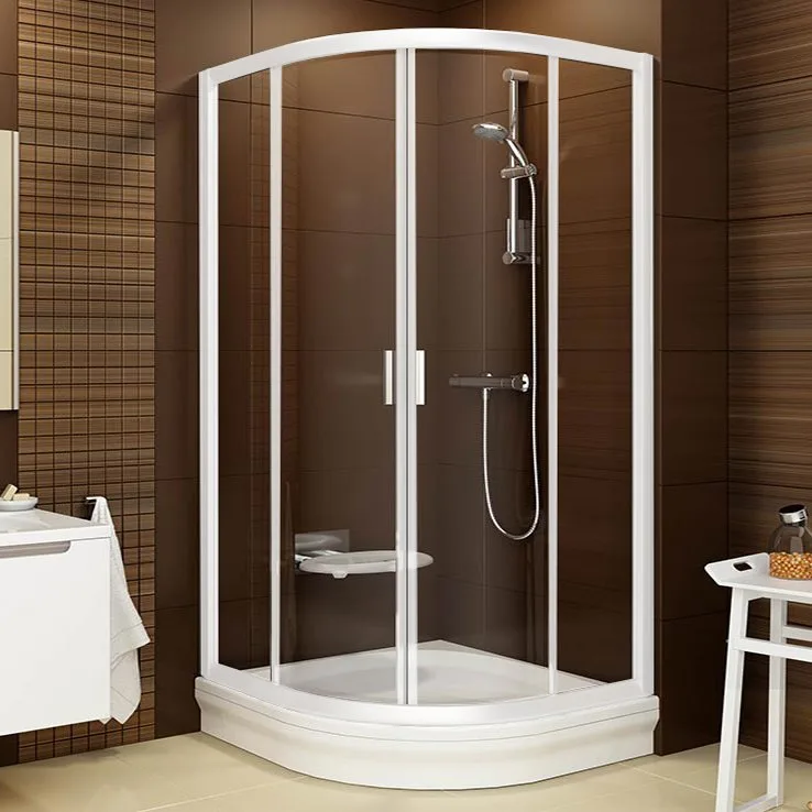 Душевой уголок Ravak Blix BLCP4-90 Transparent, профиль белый Sancos — официальный сайт