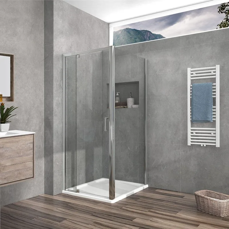 Душевой уголок Vincea Intra VSR-1I708090CL 80x90 см, профиль хром, стекло прозрачное Sancos — официальный сайт