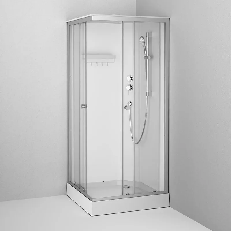 Душевая кабина AM.PM X-Joy Square W94C-403-090MT 90х90 см, матовый хром Sancos — официальный сайт