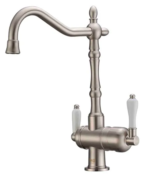 Смеситель для кухни Zorg Clean Water ZR 326 YF nickel Sancos — официальный сайт