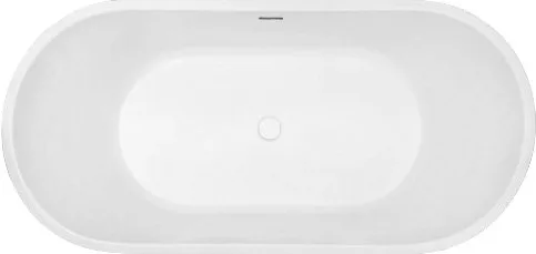 Акриловая ванна Abber AB9203-1.6 160x80 см, отдельностоящая, белая, овальная, с каркасом, со сливом- Sancos — официальный сайт