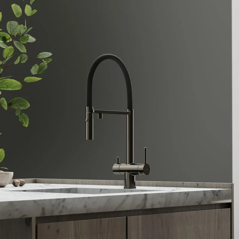 Смеситель для кухни Sancos Imola SC4010GG под фильтр, вороненая сталь Sancos — официальный сайт