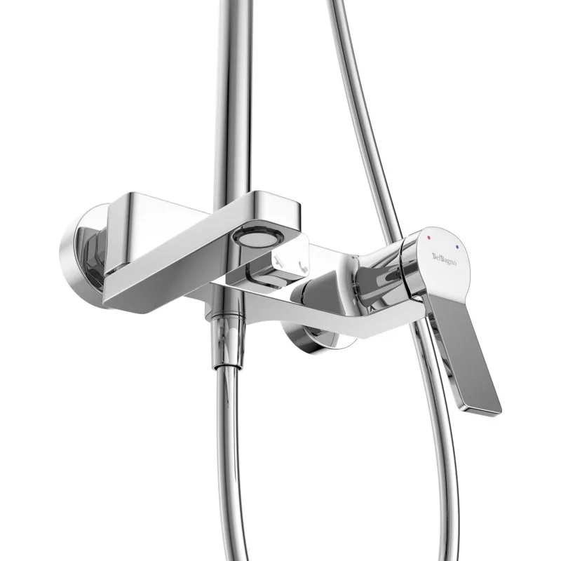 Душевая стойка BelBagno Albano ALBANO-VSCM-CRM, хром Sancos — официальный сайт