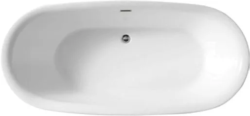 Акриловая ванна Abber AB9205 180x85 см, отдельностоящая, белая, овальная, с каркасом, со сливом-пере Sancos — официальный сайт