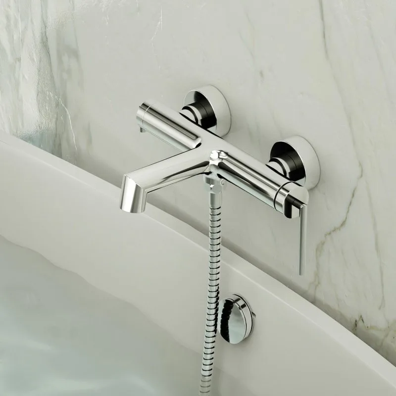 Смеситель для ванны с душем BelBagno Acqua ACQUA-VASM-CRM, хром Sancos — официальный сайт