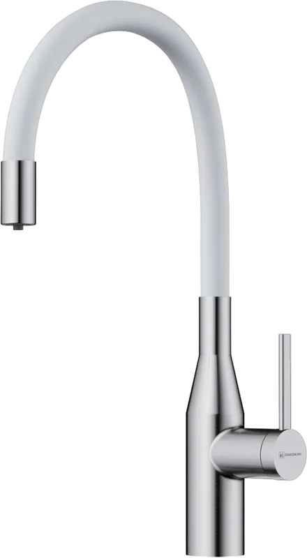 Смеситель для кухни Omoikiri Yatomi 2 Plus BN-WH нержавеющая сталь, белый Sancos — официальный сайт