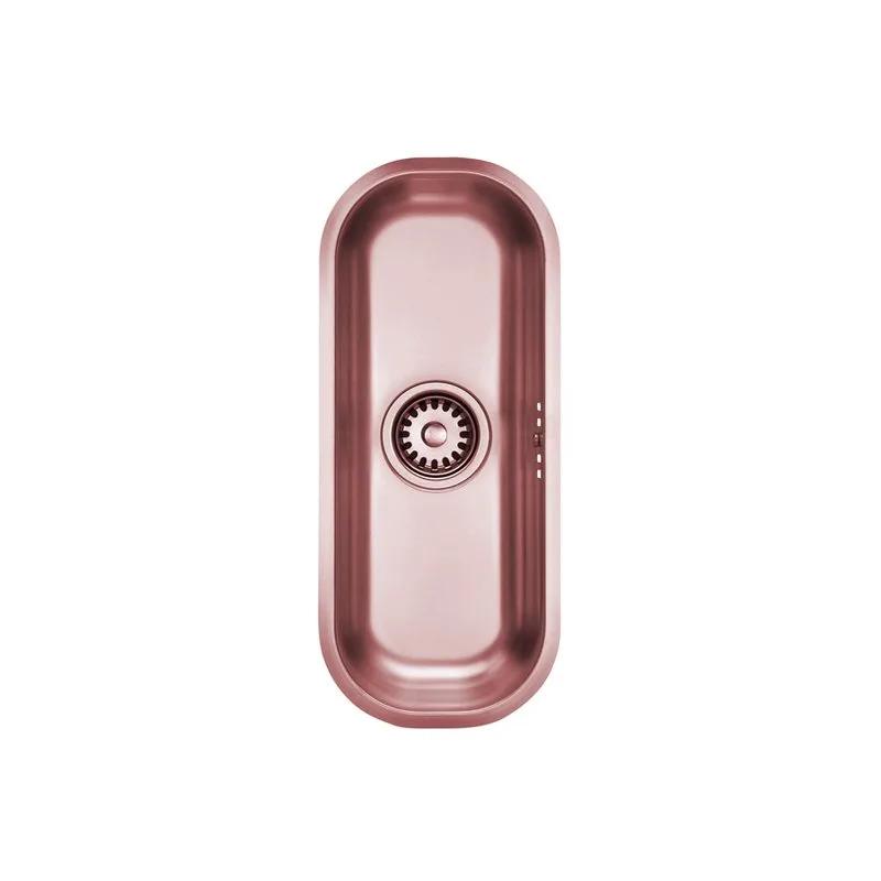 Мойка VARIANT 100 MONARCH COPPER 135X350 в компл. с выпуском без сифона, , Sancos — официальный сайт