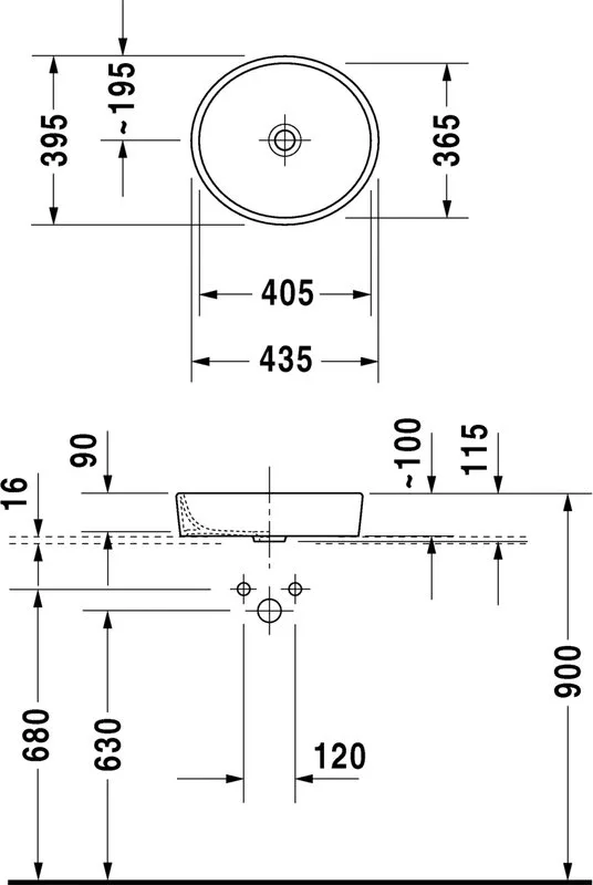 Накладная раковина Duravit Starck 2 321440000 43,5 см Sancos — официальный сайт