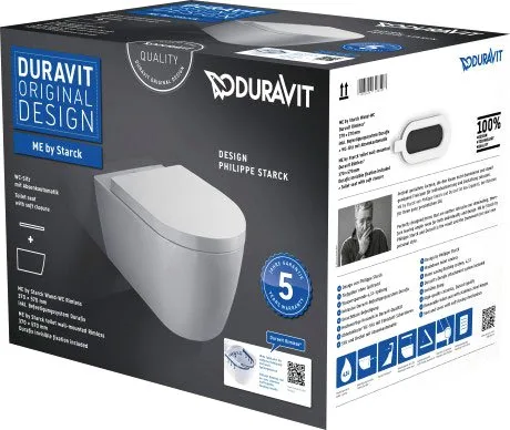 Унитаз подвесной Duravit ME by Starck 45290900A1 Sancos — официальный сайт